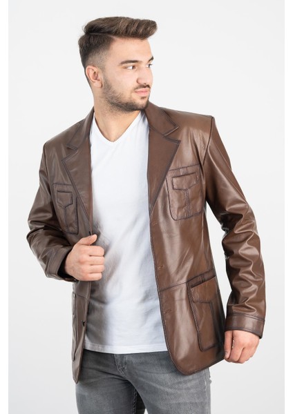 DER233 Erkek Taba Mont