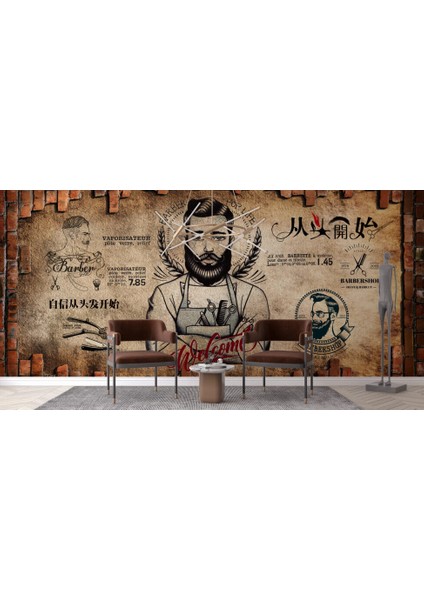 Berberler Için 3D Duvar Kağıdı