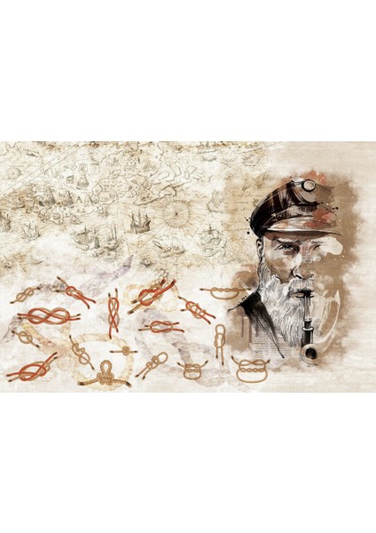 Denizci Amca 3D Duvar Kağıdı fiyatları