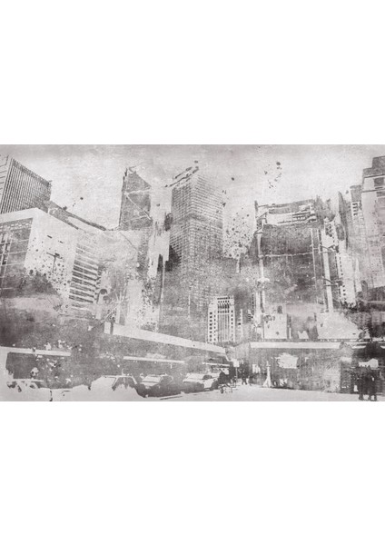 3D Eskitme Desenli Şehir Manzara Resimli Duvar Kağıdı fiyatları