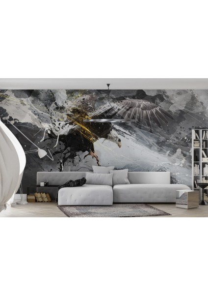 Kartal Desenli 3D Duvar Kağıdı modelleri