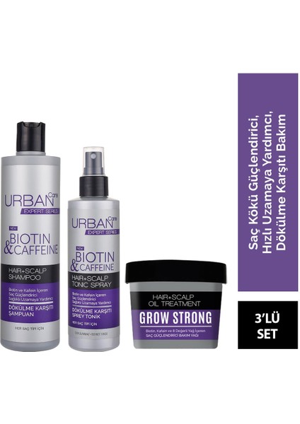 Aç Bakım Yağı 240 ml + Saç Bakım Şampuanı 350 ml 3'l+ Tonik 200 ml Ü Set