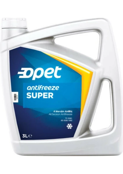 Süper Antifreeze Dört Mevsim Mavi Antifriz 3 Litre ( Üretim Yılı: 2022 )