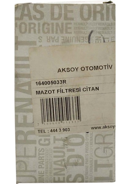 Mazot Filtresi - 164005033R