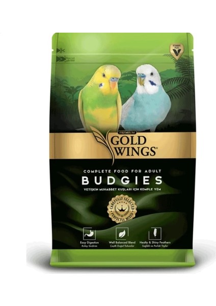 Gold Wings Premium Muhabbet Kuş Yemi 1 kg