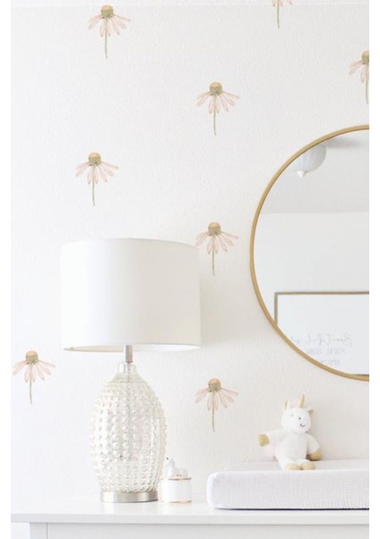 Soft Kanatlı Papatyalar Duvar Stickerı