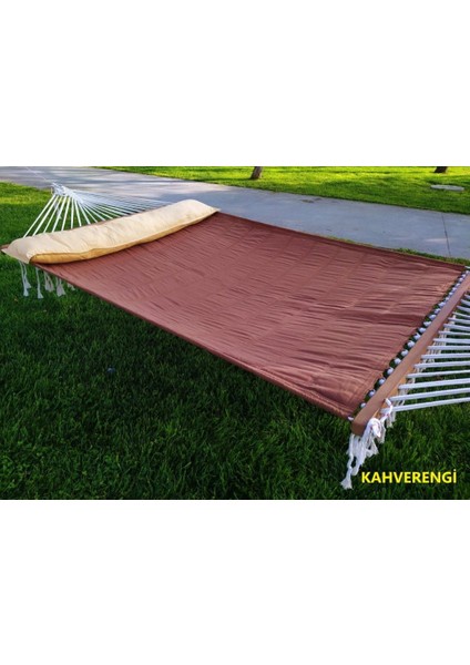 Kumaş Hamak Yastıklı 150 Cm. Kahverengi