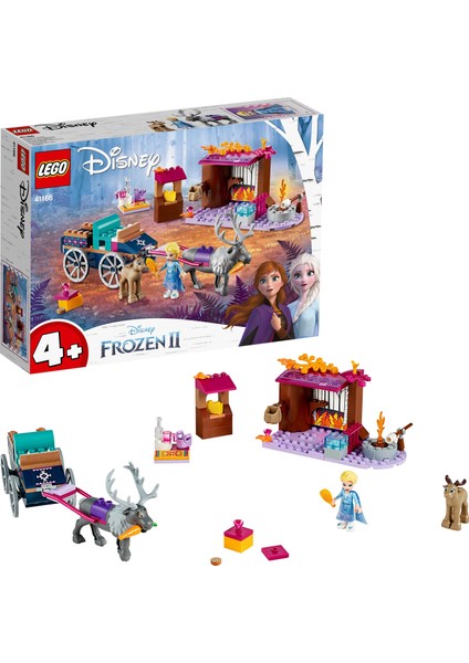 # Disney Princess# Karlar Ülkesi 2 Elsa#nın Vagon Macerası 41166 - Prenses Seven Çocuklar İçin Oyuncak Yapım Seti (116 Parça)