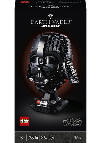 LEGO® Star Wars™ Darth Vader™ Kaskı 75304 - Yetişkin Star Wars Sevenler İçin Koleksiyonluk Yaratıcı Yapım Seti (834 Parça)