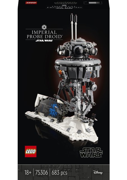 LEGO® Star Wars# İmparatorluk Arama Droidi 75306 - Eğlenceli; Yaratıcı; Koleksiyonluk ve Sergilenebilir bir Star Wars Yapım Seti (683 Parça)