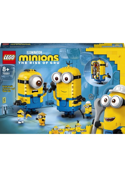 Minions 75551 Parçalarla Yapılan Minyonlar ve Yuvaları modelleri