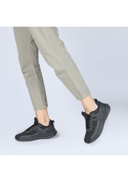 26280 Siyah Kadın Günlük Rahat Yürüyüş Koşu Sneaker Spor Ayakkabı