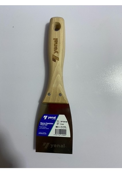 Ahşap Saplı Macun Spatulası 6 cm