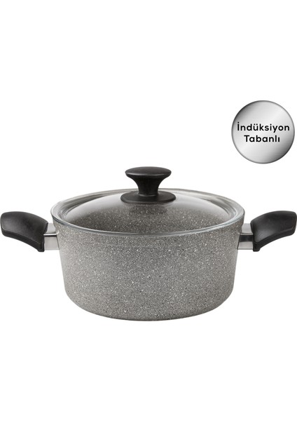 Biogranit Grey New 7 Parça Tencere Seti