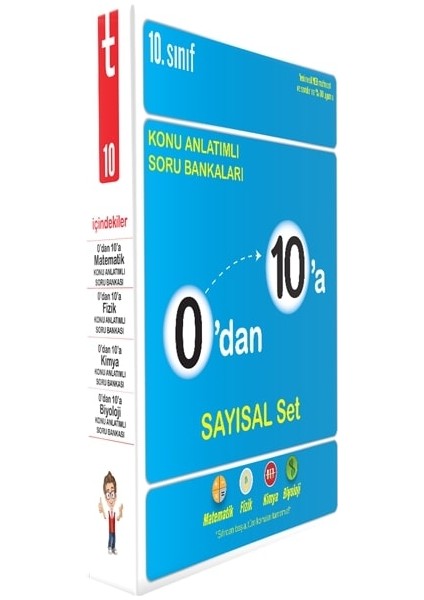 0 Dan 10 A Sayısal Set Konu Anlatımlı Soru Bankası