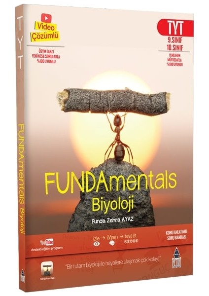 FUNDAmentals Biyoloji TYT Konu Anlatımlı Soru Bankası