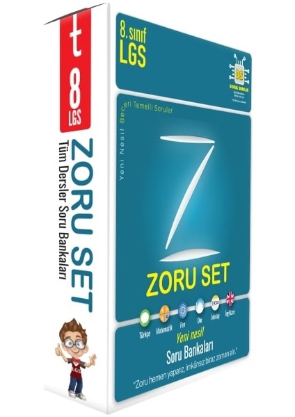 Tonguç Akademi 8. Sınıf LGS Tüm Dersler Zoru Bankası Seti