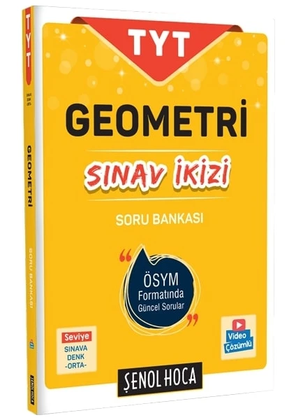 Şenol Hoca Yayınları TYT Geometri Sınav İkizi Soru Bankası