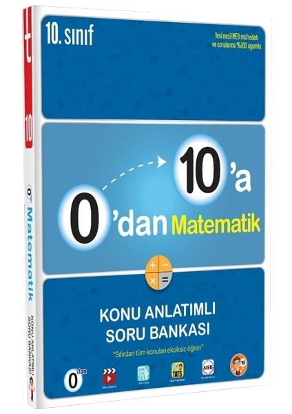 Tonguç Akademi 0'dan 10'a Matematik Konu Anlatımlı Soru Bankası