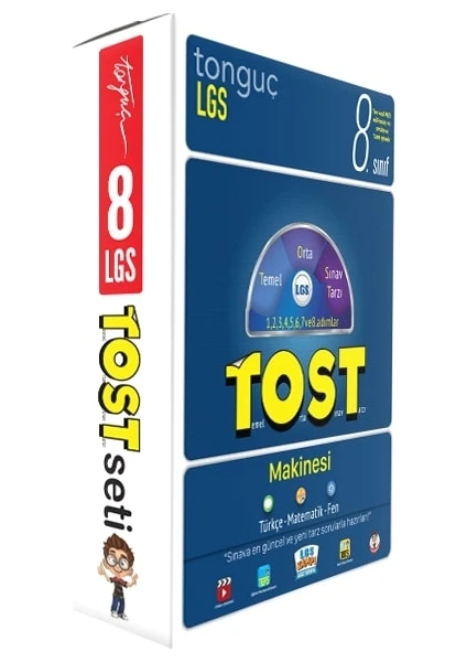 Tonguç Akademi Yeni LGS Tost Seti (8'li Set)