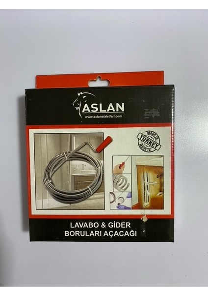 Lavabo ve Gider Boruları Açacağı Çelik Susta(Kılavuz) 8mt