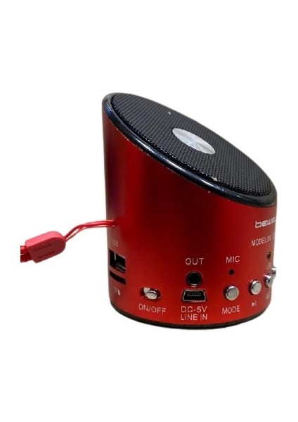 Speaker Micro Sd Kart Girişli Mini Taşınabilir Speaker Hoparlör Bs-08