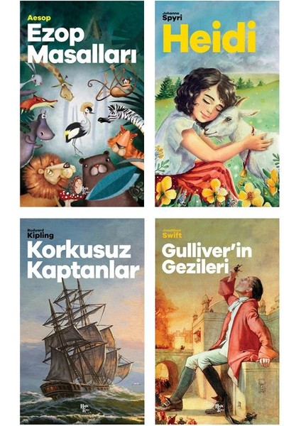 Çok Okunan Çocuk Klasikleri Seti - 4 Kitap
