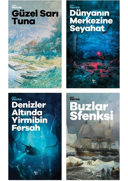 Çok Sevilen Jules Verne Seti - 4 Kitap