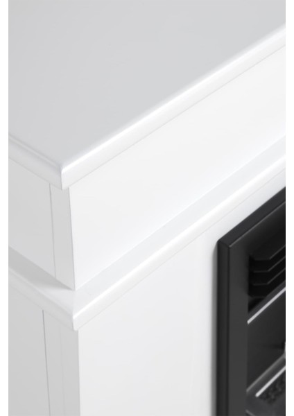 Legno Beyaz Bacasız Şömine modelleri