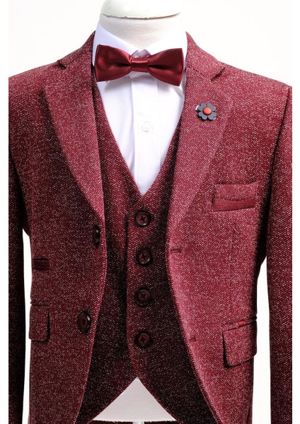 Erkek Çocuk Takım Elbise Üç Parça Slim Fit modelleri