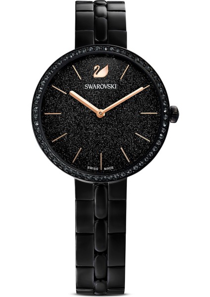 5547646 Swarovski Saat Cosmopolıtan MB Blk-Blk-Pbk