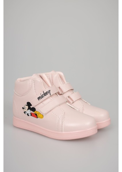 Baskılı Pudra Cırtlı Bot