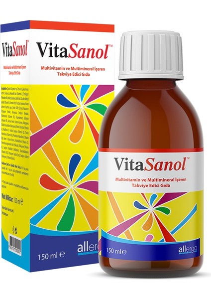 VitaSanol 150 ml Şurup - Multivitamin + Multimineral