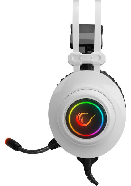 Rm-K1 Pulsar Beyaz USB 7.1 Surround+Titreşim Rgb Işık Efektli Gaming Oyuncu Mikrofonlu Kulaklık