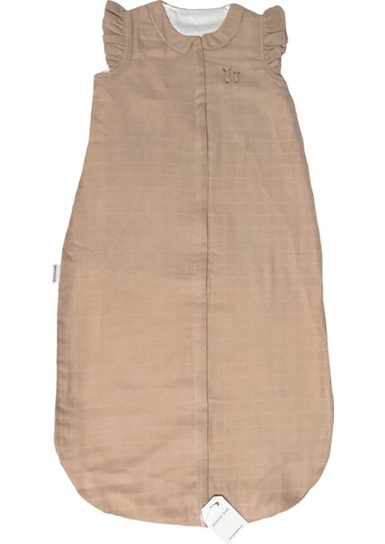 Tavşan Nakışlı Bebek Müslin Uyku Tulumu 90 cm