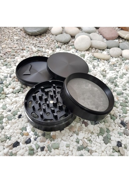 Siyah 75 Mm. 4 Katlı Grinder Herbal Öğütücüsü Parçalayıcı RB82SY fiyatları