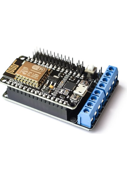Nodemcu L293D Shield Motor Sürücü Esp8266 Kablosuz İnternet Wifi Motor Uzaktan Kontrol Robo