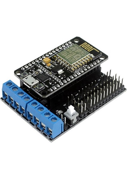 Nodemcu L293D Shield Motor Sürücü Esp8266 Kablosuz İnternet Wifi Motor Uzaktan Kontrol Robo