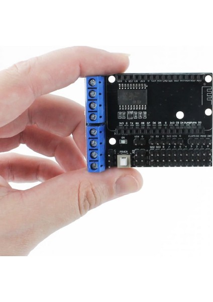 Nodemcu L293D Shield Motor Sürücü Esp8266 Kablosuz İnternet Wifi Motor Uzaktan Kontrol Robo