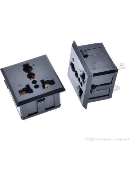 45X45 mm Universal Priz Siyah fiyatları