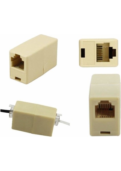 RJ11 Telefon Ara Dişi-Dişi
