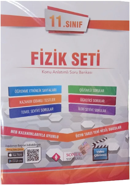 Sonuç Yayınları  11.Sınıf Fizik Seti