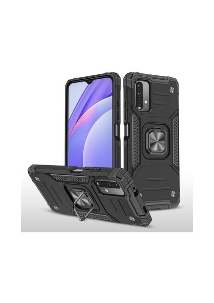 Xiaomi Redmi 9t Manyetik Destekli Kılıf - Siyah (Yurt Dışından) fiyatları