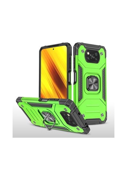 Xiaomi Mini X3 Manyetik Destekli Kılıf Pro - Yeşil (Yurt Dışından)