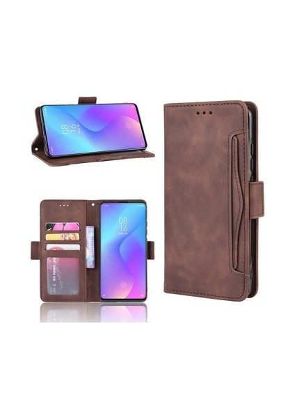 Xiaomi Mi 9t/9t Pro Vintage Kılıf - Kahverengi (Yurt Dışından)