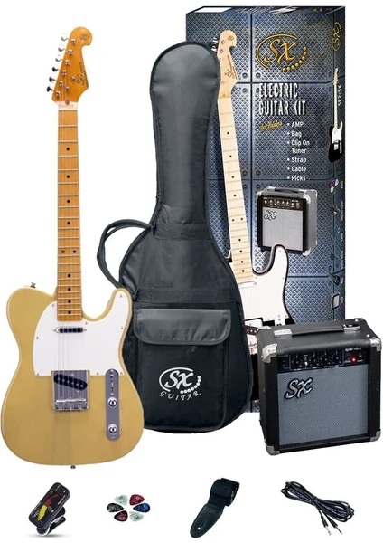 SE2-SK-BSB Elektro Gitar Seti (Butter Scotch Blonde)