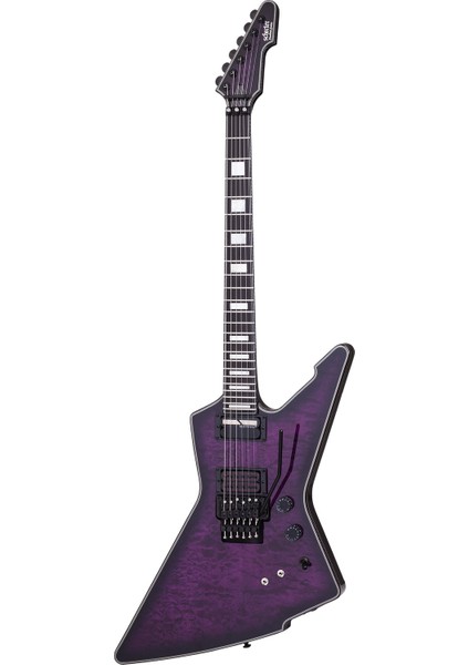Schecter E-1 FR S Special Edition Elektro Gitar (Trans Purple Burst)