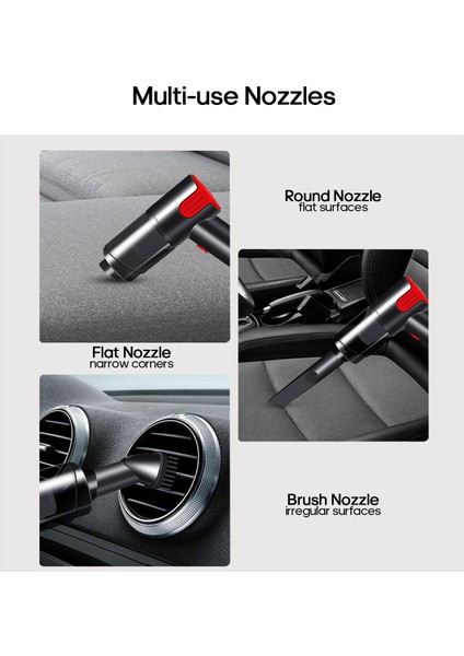 El Mini Kuru Islak Elektrikli Süpürge 9000PA Güçlü modelleri