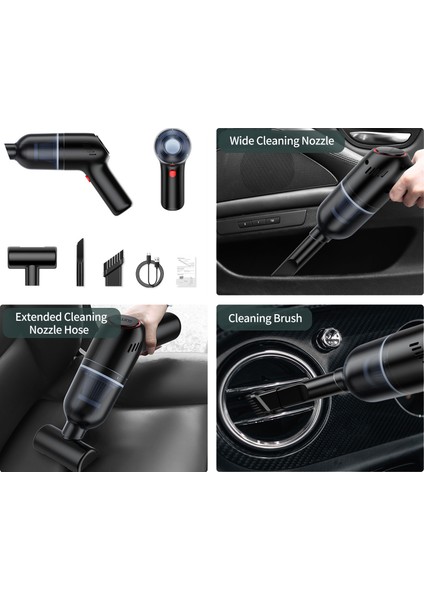 6000PA Araba Elektrikli Süpürge Taşınabilir Mini El (Yurt Dışından) fırsatları