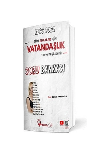 Hoca Kafası Yayınları 2022 Kpss Vatandaşlık Tamamı Çözümlü Soru Bankası